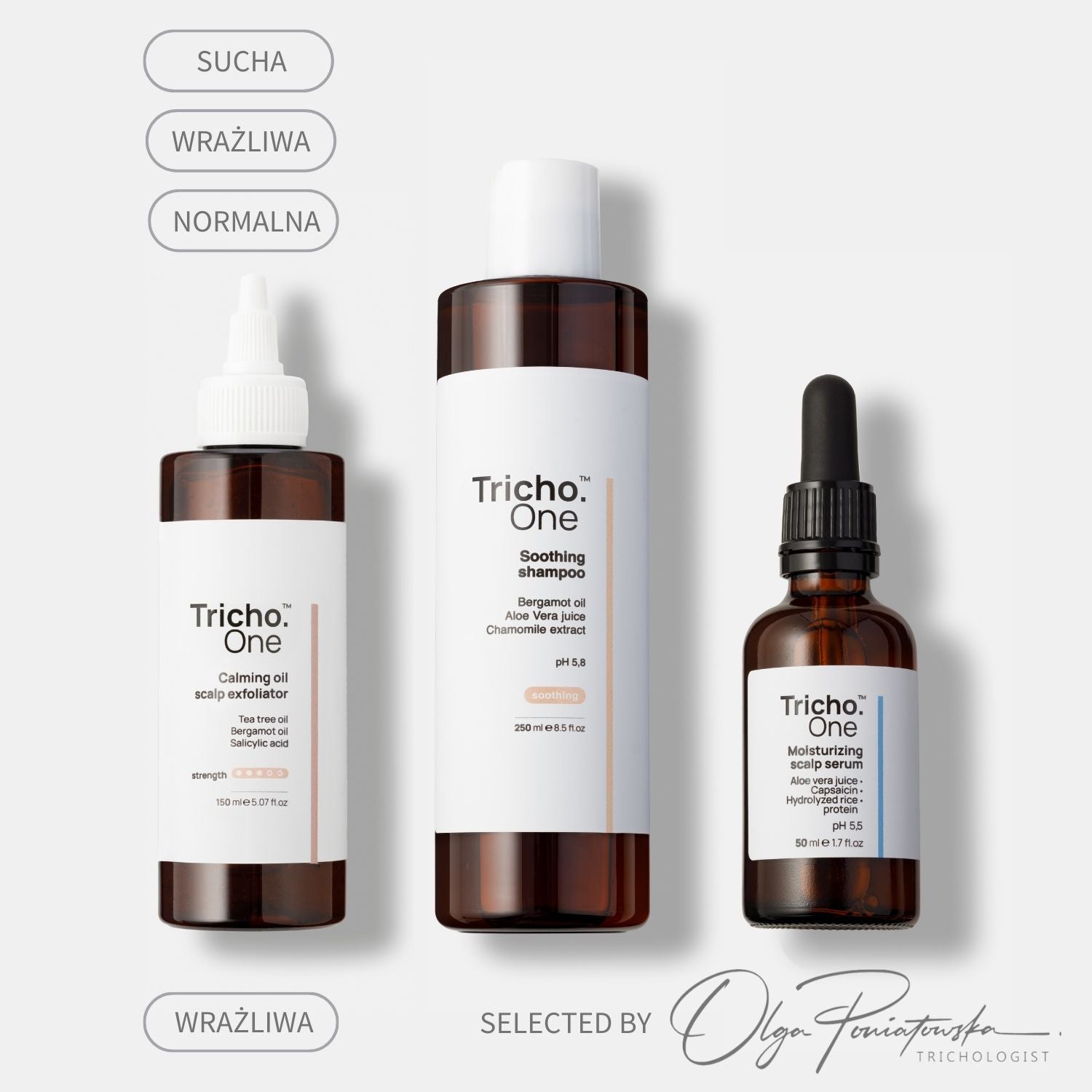 Zestaw do skóry głowy bez problemów - wrażliwej