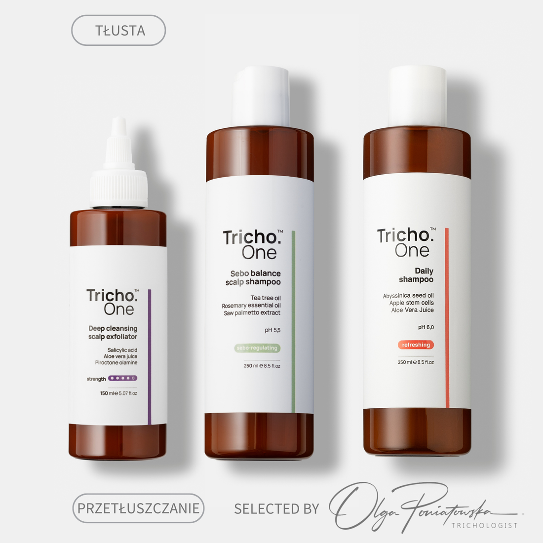 Zestaw na przetłuszczanie i łojotok bez podrażnień