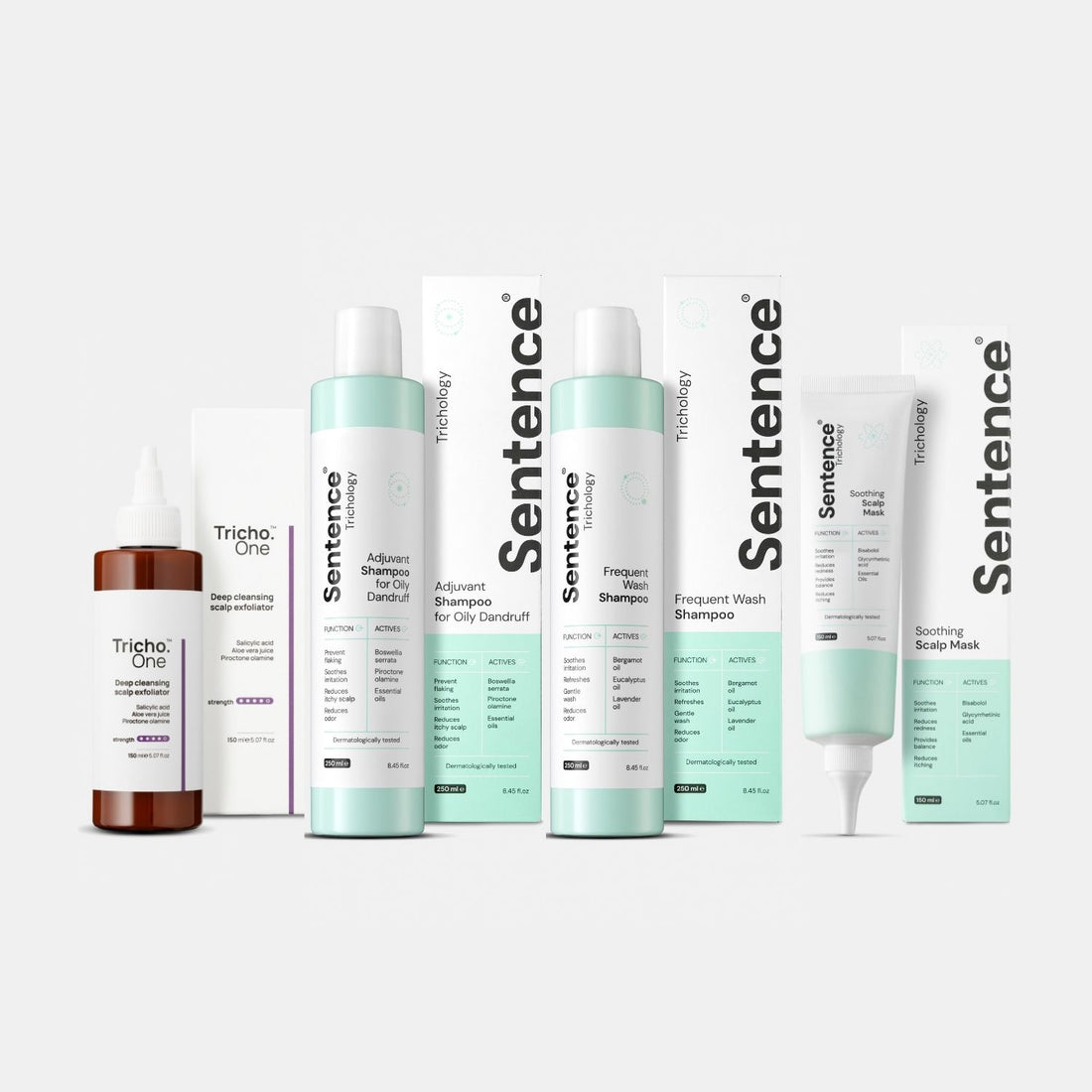 Zestaw na łuszczącą i swędzącą - tłustą skórę głowy