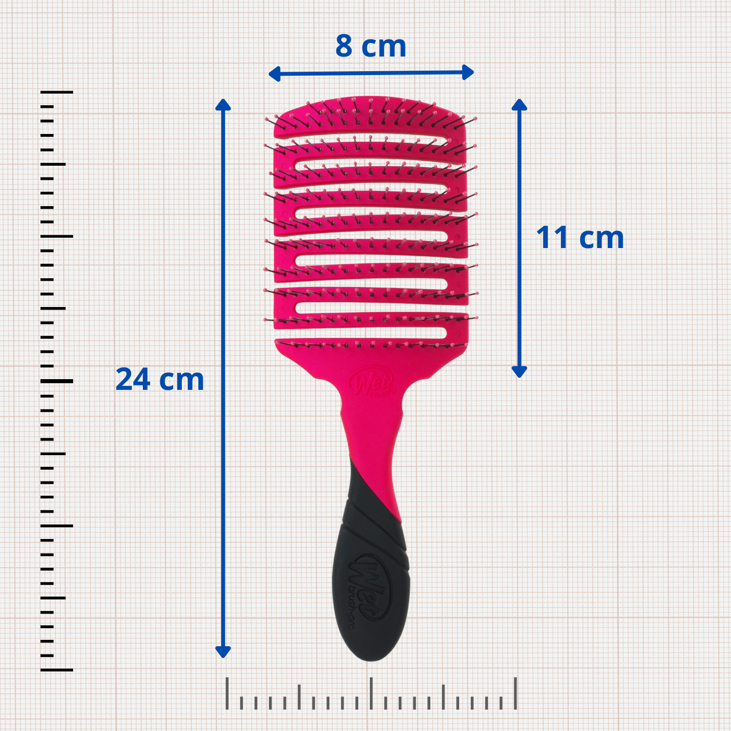 Szczotka do włosów Wet Brush Paddle Professional Różowa