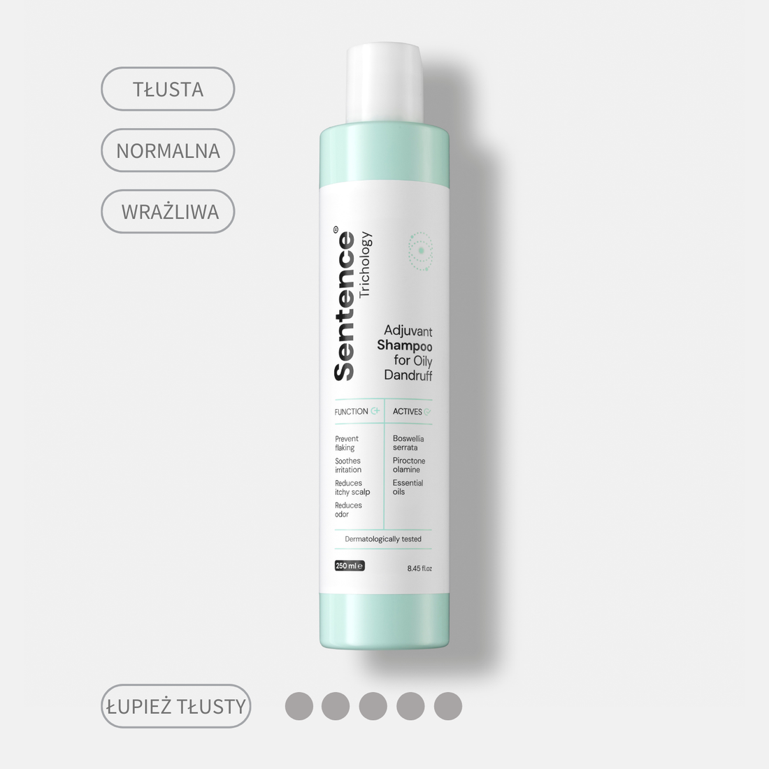 Szampon - łupież tłusty Sentence Trichology