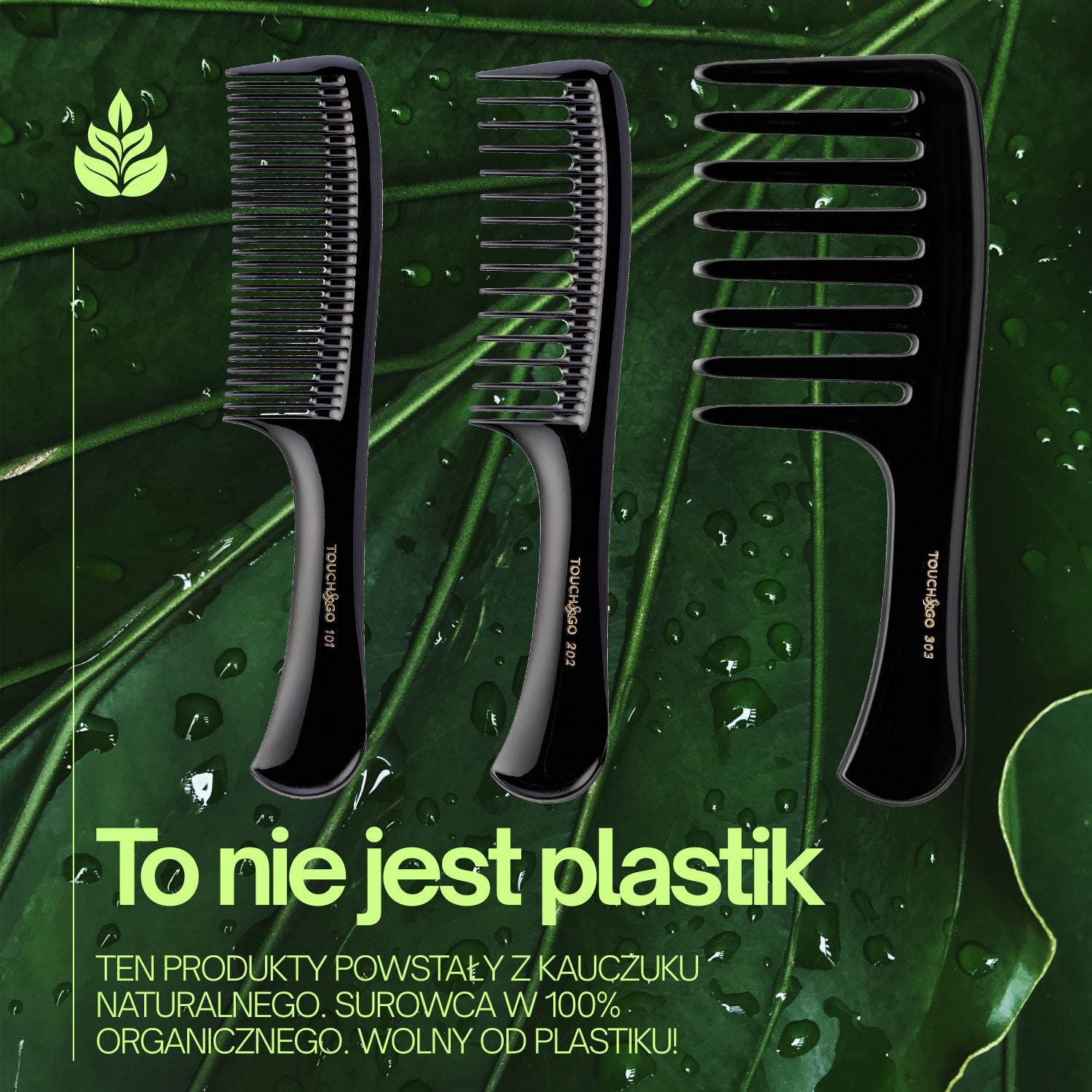 Grzebień Touch&Go 101 do włosów cienkich i delikatnych