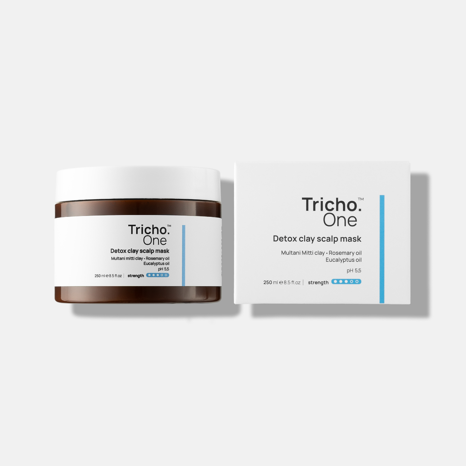 Glinka peelingująca do skóry głowy Tricho.One