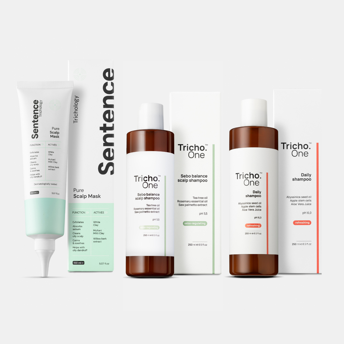 Zestaw na nieprzyjemny zapach skóry głowy - skóra tłusta