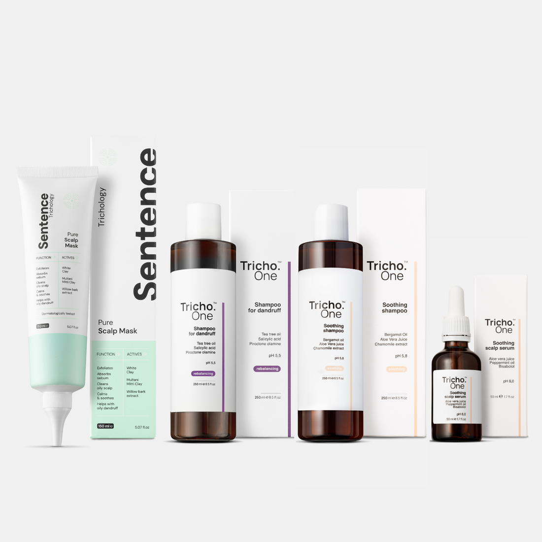 Zestaw na ŁZS łojotokowe zapalenie skóry głowy - skóra tłusta z łuską łupieżową