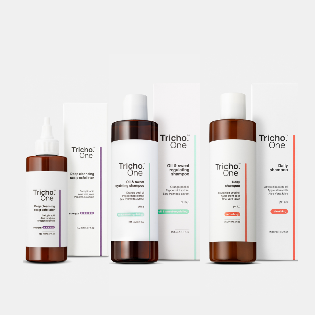 Zestaw na nadpotliwość - skóra głowy bez podrażnień