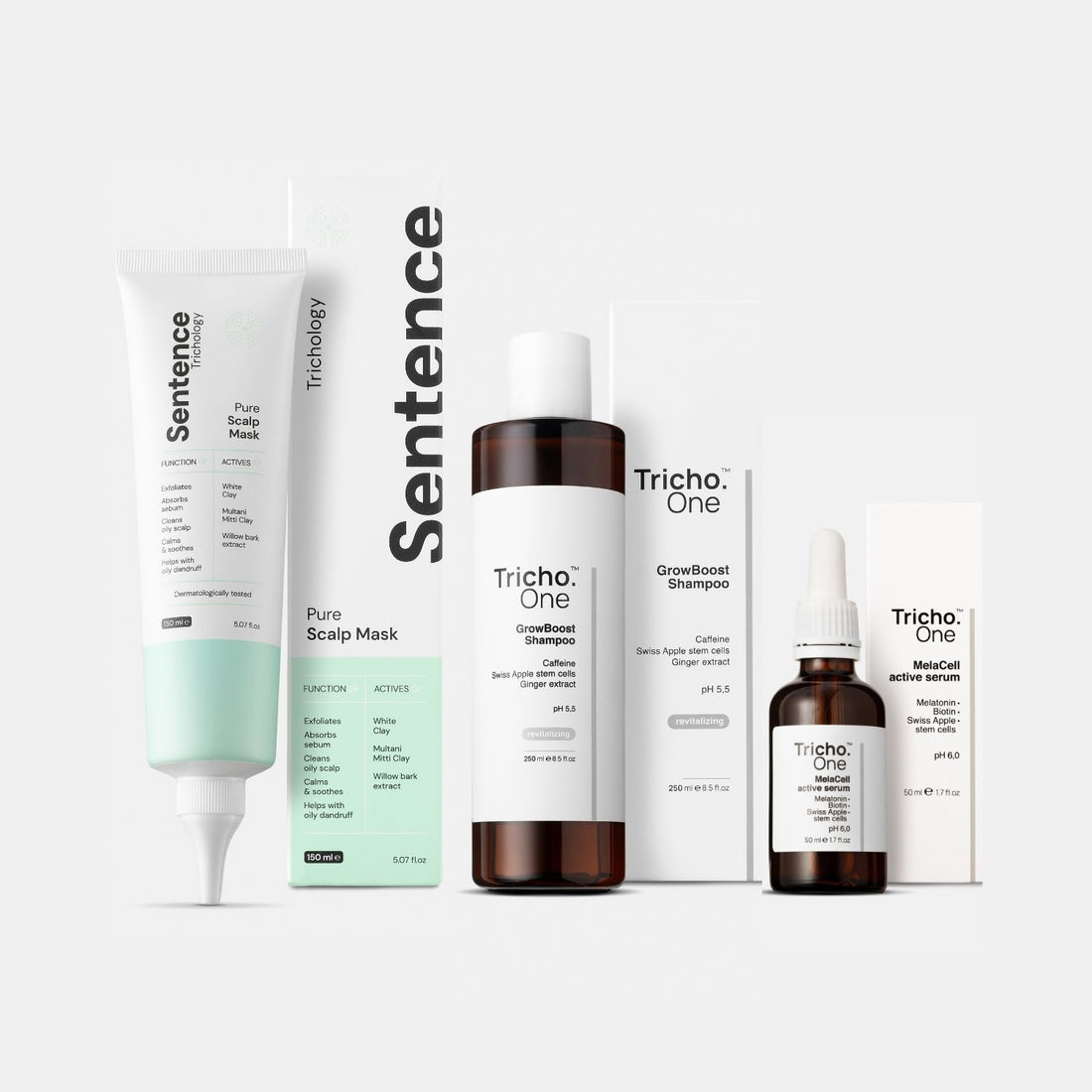 Zestaw do skóry głowy bez problemów - stymulacja wzrostu włosów