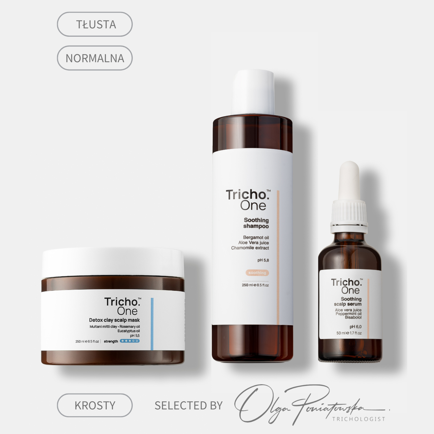 Zestaw na krosty lub zapalenie mieszków włosowych - skóra tłusta