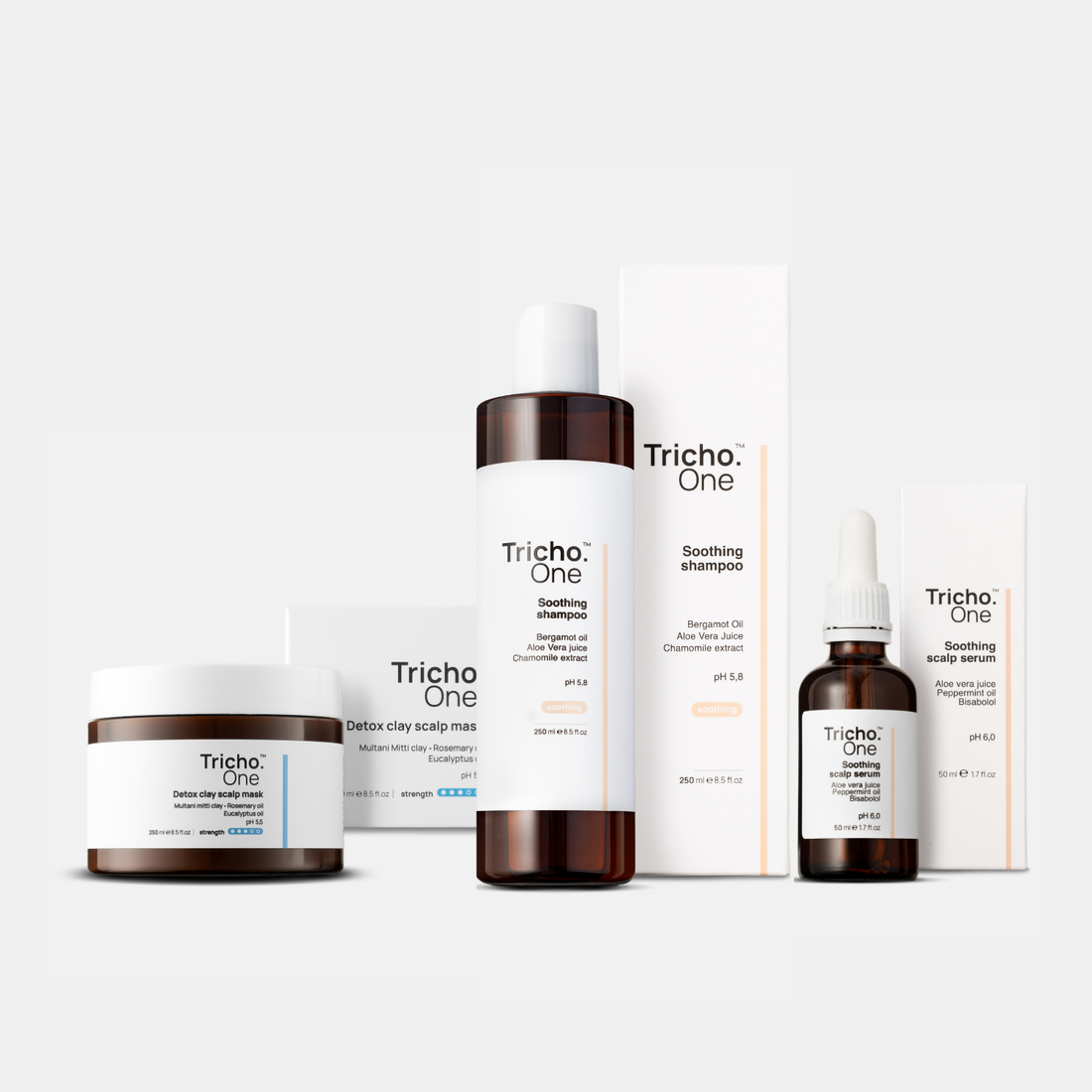 Zestaw na krosty lub zapalenie mieszków włosowych - skóra tłusta