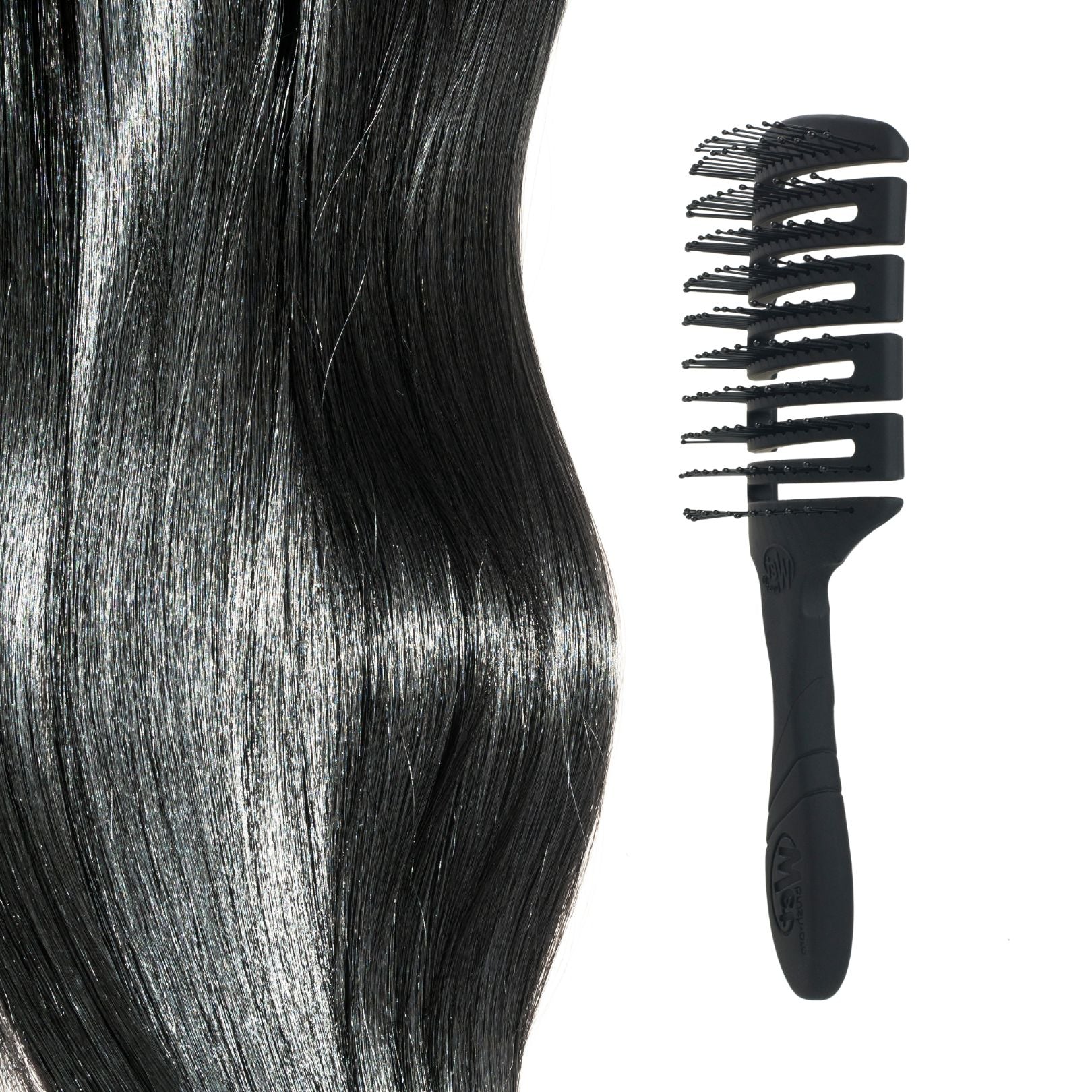 Szczotka do włosów Wet Brush Paddle Professional Czarna