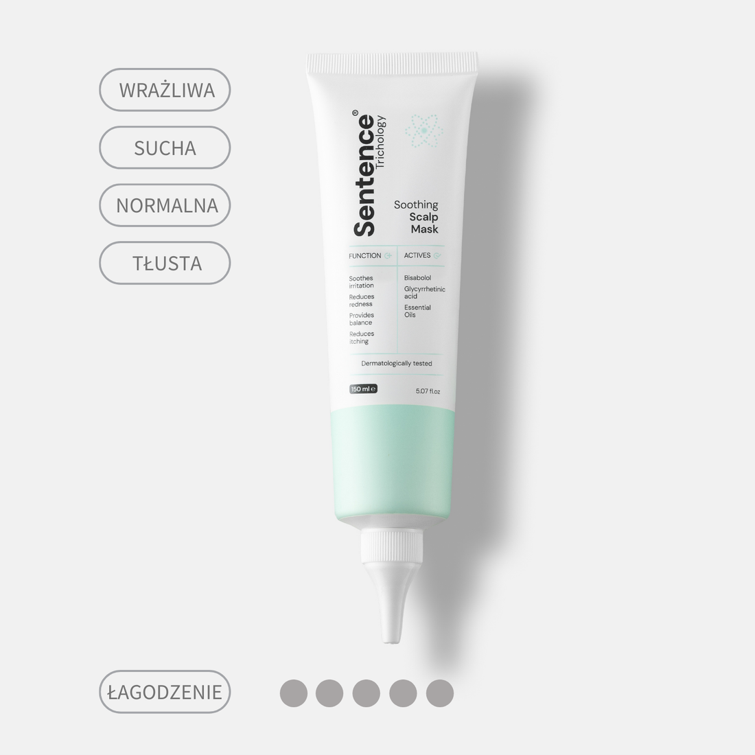 Maska kojąca do skóry głowy Sentence Trichology