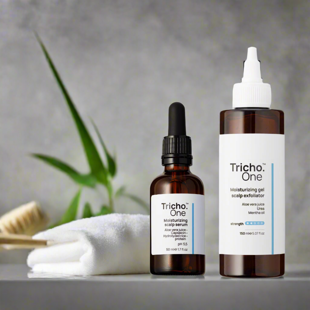 Oczyszczająco-nawilżający żel-peeling do skóry głowy Tricho.One
