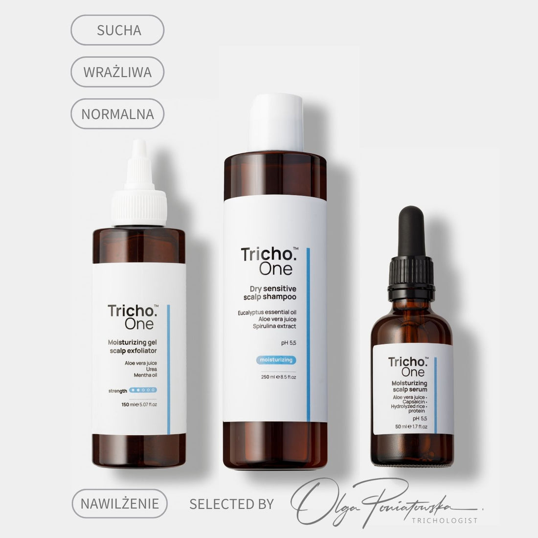 Zestaw do skóry głowy bez problemów - nawilżający