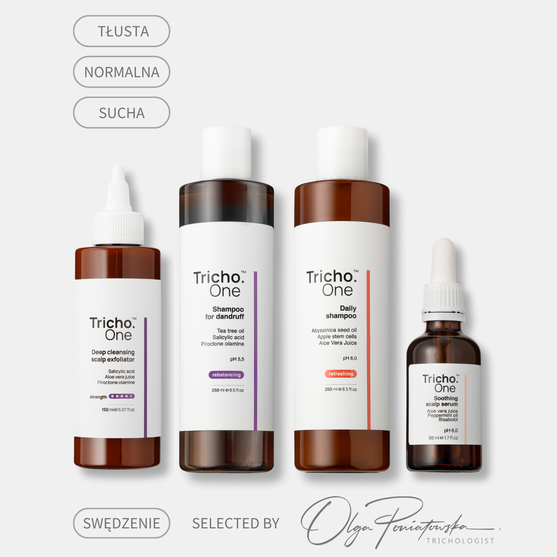 Zestaw na swędzącą i łuszczącą się skórę głowy (bez podrażnień)