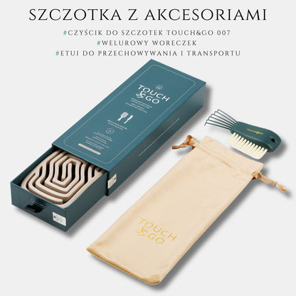 Szczotka do włosów Touch&amp;Go 909 - kremowa