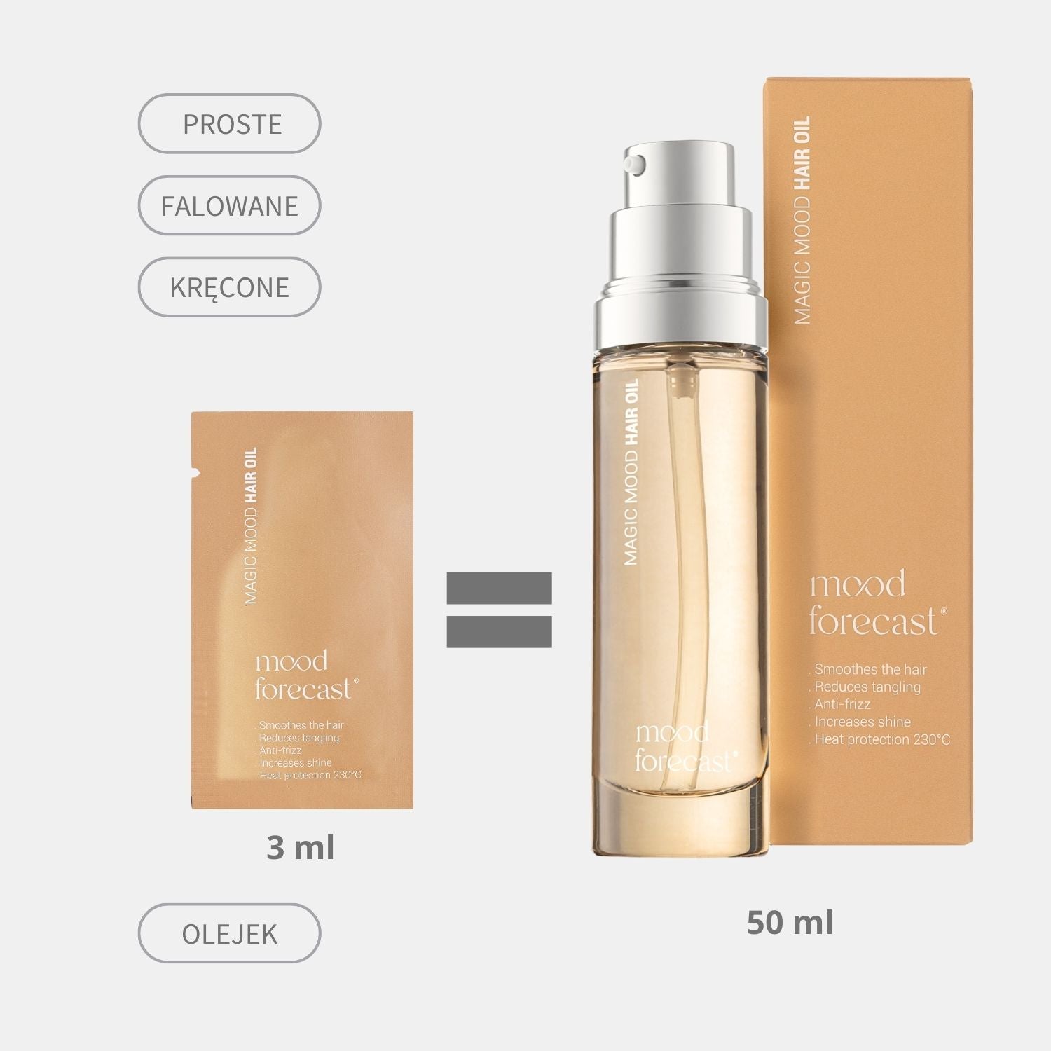 Olejek do włosów Magic Mood Forecast - Saszetka 3ml.