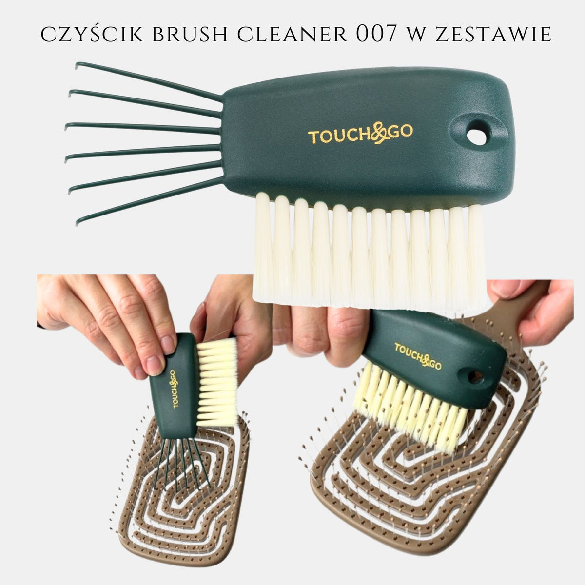 Szczotka do włosów Touch&amp;Go 909 - żółta - limited edition