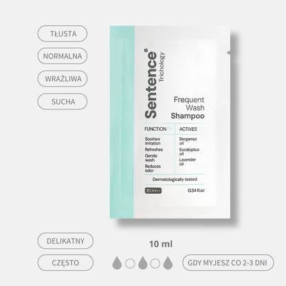 Szampon Frequent Wash Sentence Trichology - Saszetka 10ml