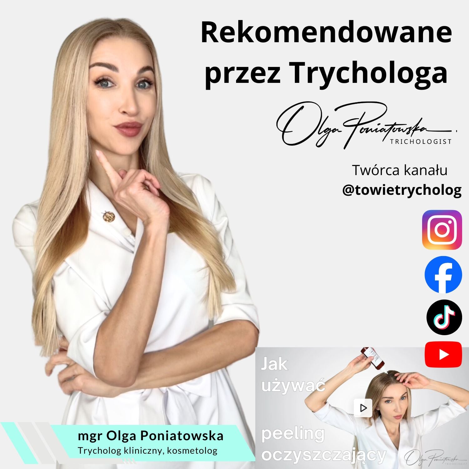 Oczyszczający peeling do skóry głowy Tricho.One