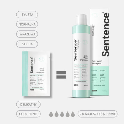 Szampon Daily Wash Sentence Trichology - Saszetka 10ml