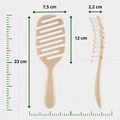 Szczotka do włosów Touch&amp;Go 808 - beżowa