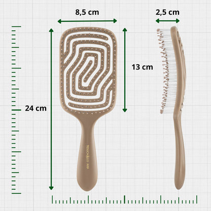 Szczotka do włosów Touch&amp;Go 909 - brązowa