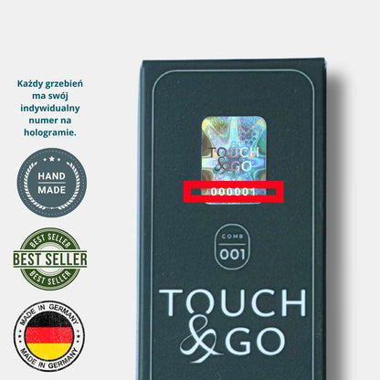 Grzebień Touch&amp;Go 001 (mini) do włosów cienkich i delikatnych