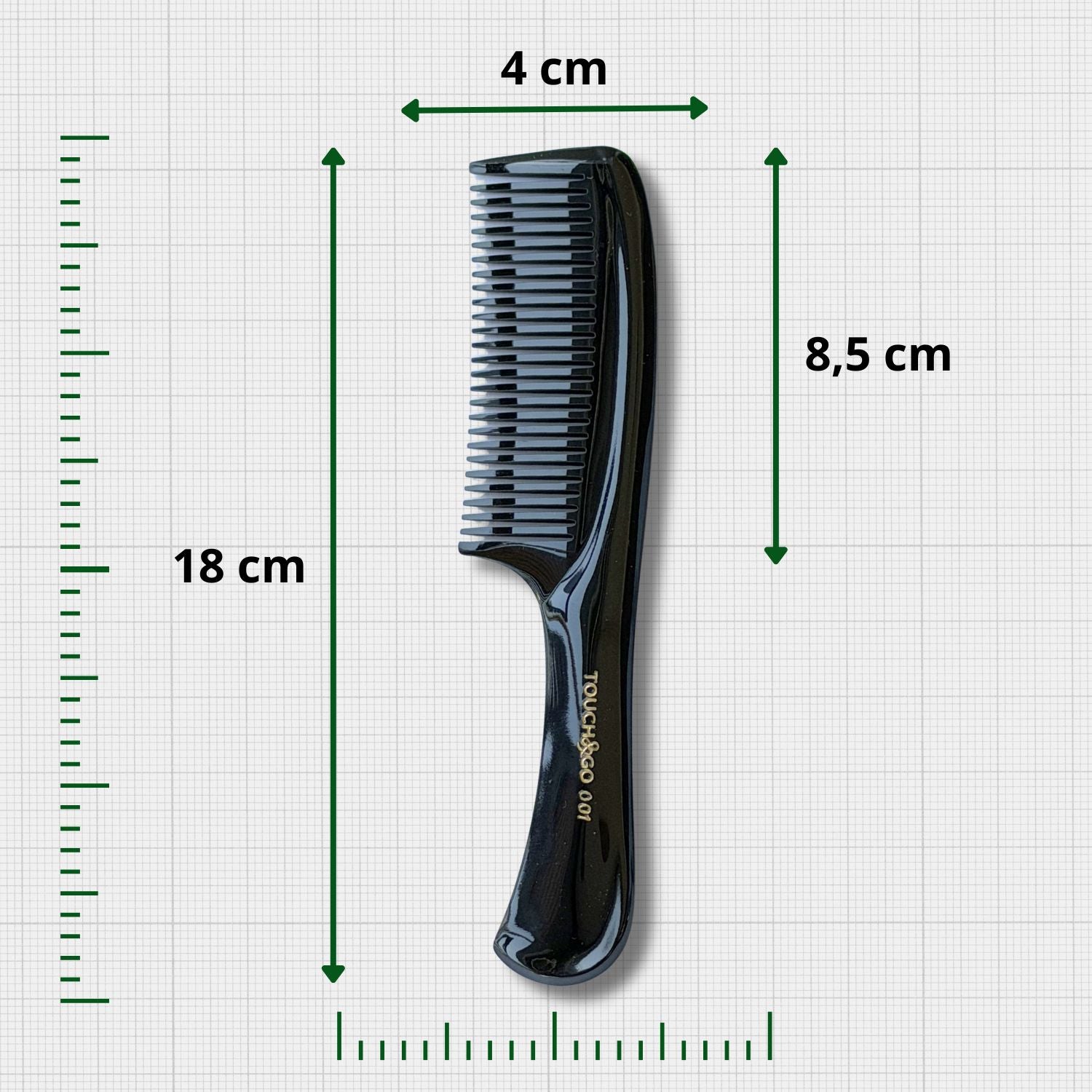 Grzebień Touch&amp;Go 001 (mini) do włosów cienkich i delikatnych